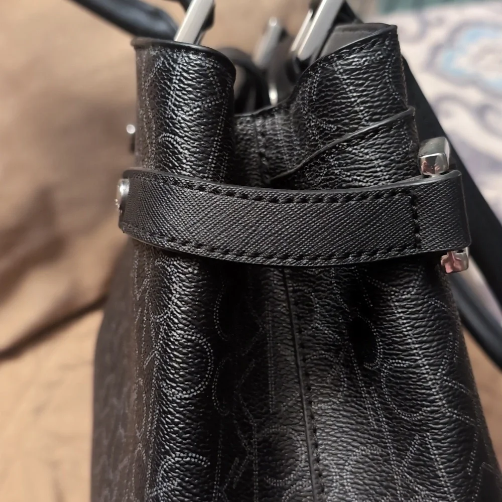Calvin Klein Satchel with Structured Design and Multiple Pockets - Picture 9 of 10